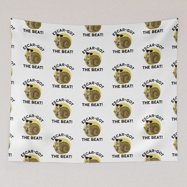 Item preview, Escar-got The Beat Funny Escargot Puns  designed and sold by punnybone.