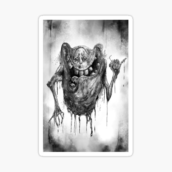 Ghostbusters - Slimer Art Sticker