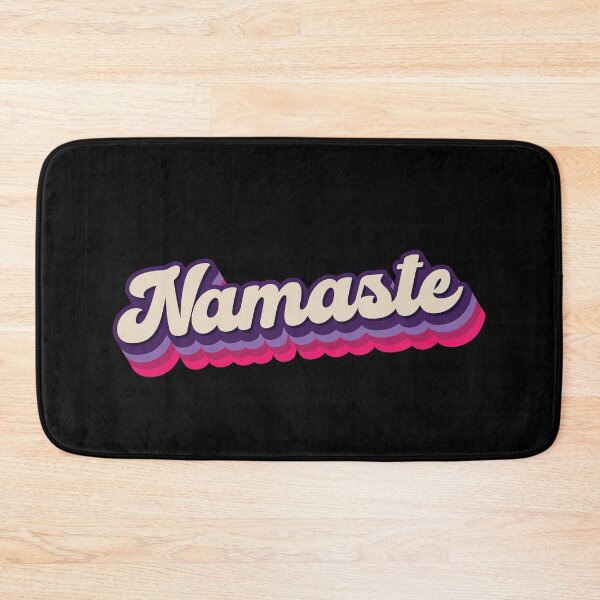Item preview, Namaste - Retro Yoga Quote designed and sold by Whimsical  Thinker.