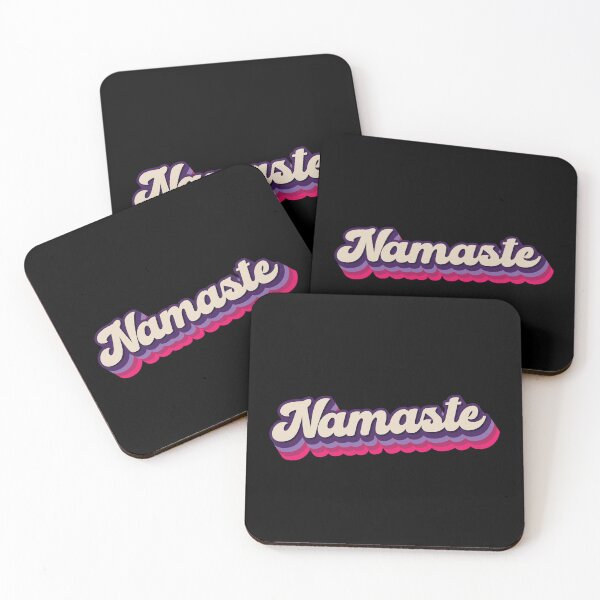Item preview, Namaste - Retro Yoga Quote designed and sold by Whimsical  Thinker.