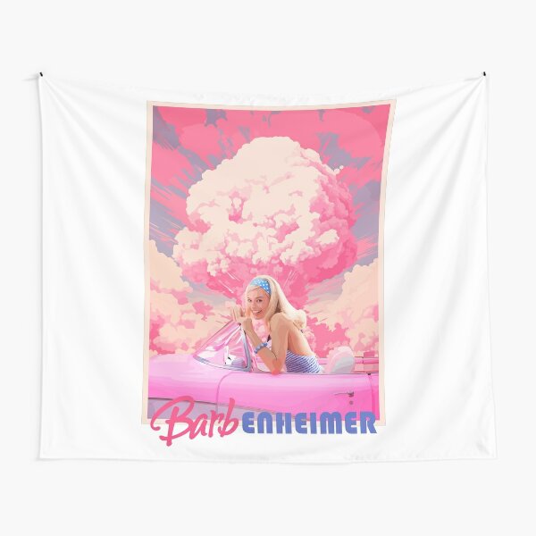 Barbie x Oppenheimer  Barbenheimer mashup Tapestry for Sale by