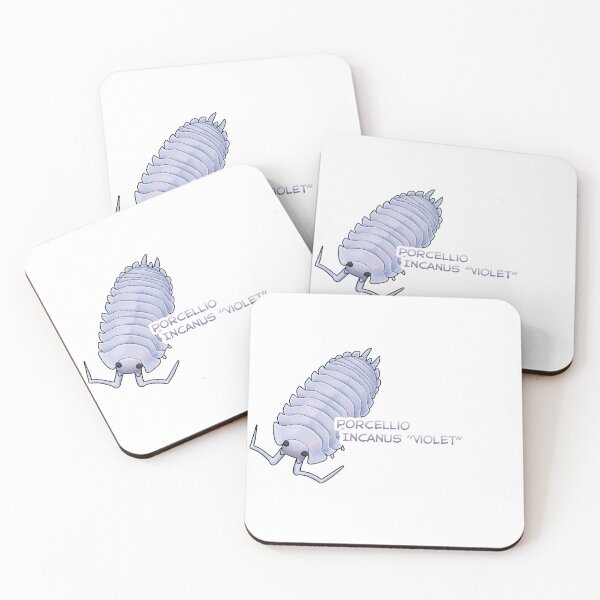 Item preview, Porcellio Incanus "Violet" name tag designed and sold by Pods-n-Pugs.