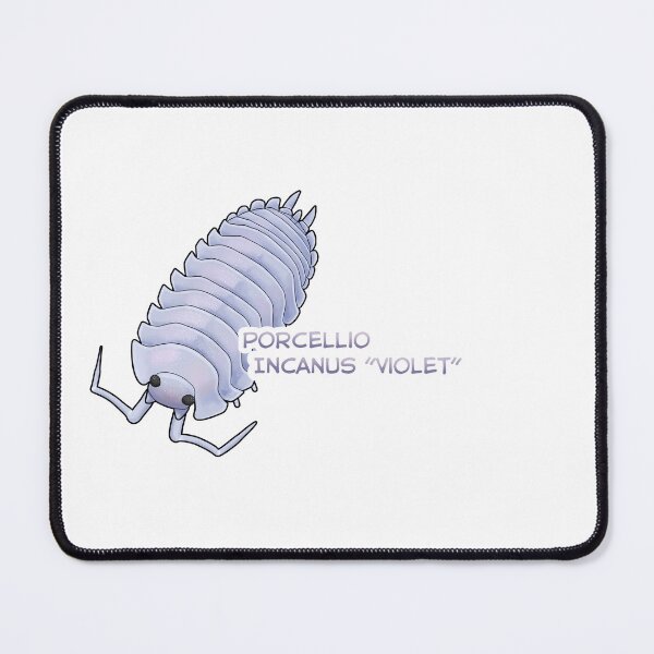 Item preview, Porcellio Incanus "Violet" name tag designed and sold by Pods-n-Pugs.