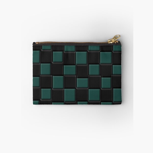 Item preview, Black and green square pattern. designed and sold by TenderSoar.
