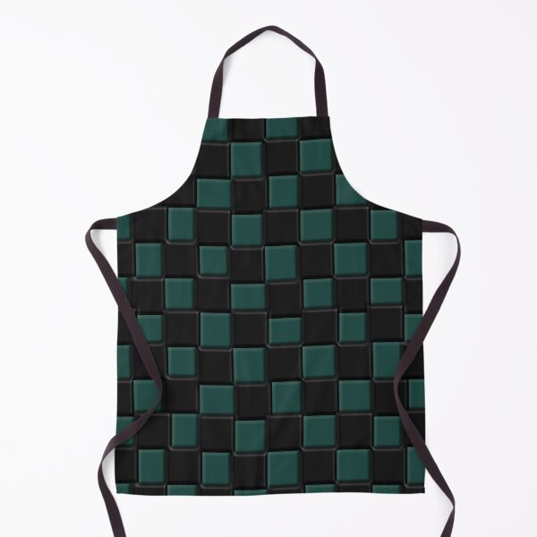 Item preview, Black and green square pattern. designed and sold by TenderSoar.
