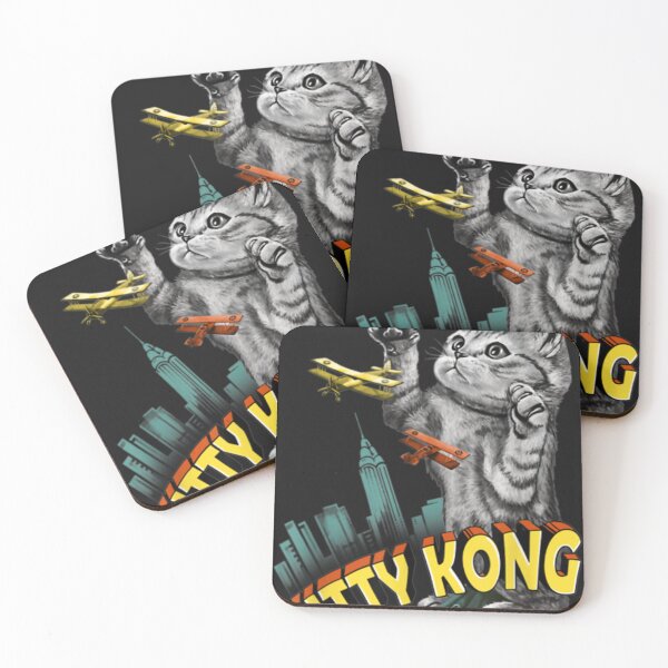 Item preview, Kitty Kong Shirt Funny Cat Lover, Cat Dad, Cat Mom, Kitten  designed and sold by DixieDMilne.