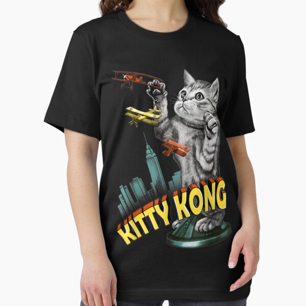 Item preview, Kitty Kong Shirt Funny Cat Lover, Cat Dad, Cat Mom, Kitten  designed and sold by DixieDMilne.