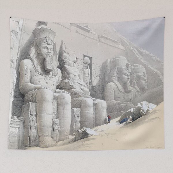 Item preview, Great Temple of Abu Simbel designed and sold by tomorrowsart.