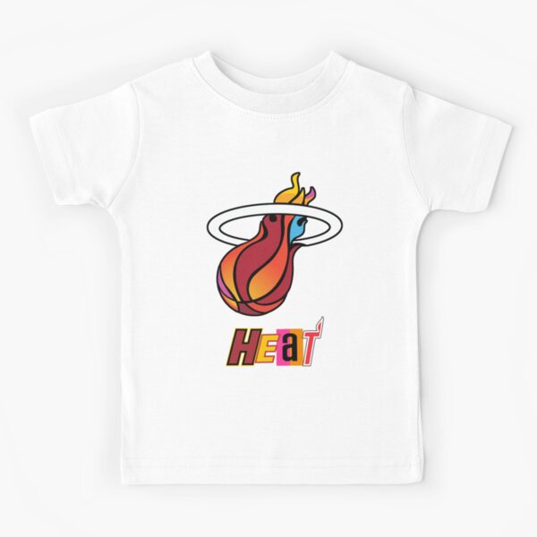 Miami Heat Logo Youth T-Shirt in White, Size: XL Item of The Game