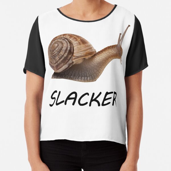 Slacker Snail Chiffon Top