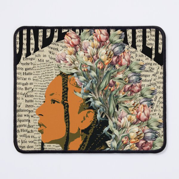 Item preview, Boho Chic Woman with Dreadlocks | Understated Design designed and sold by WilDigitalFinds.