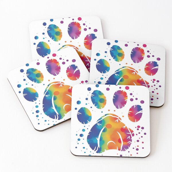 Item preview, Colorful Paws: The Rainbow Cat's Imprint designed and sold by EVA4designs.
