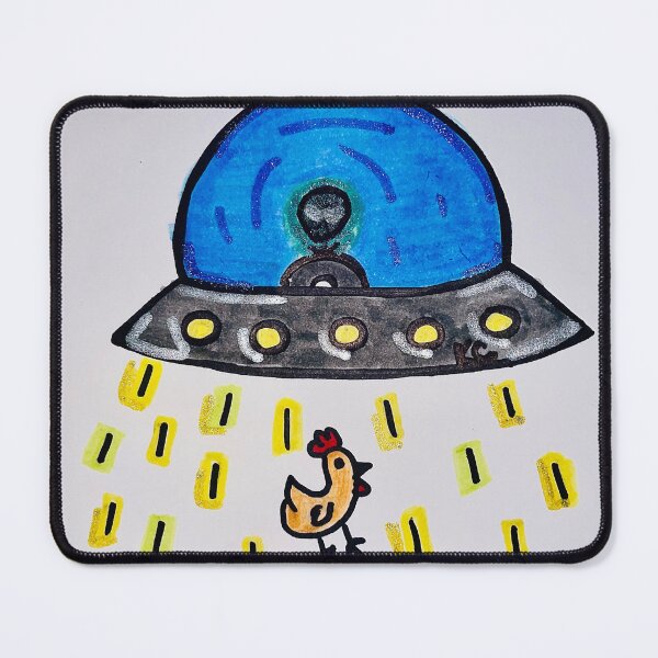 Item preview, They say Aliens are invading and they are taking all of the chickens designed and sold by KLCdoodles.