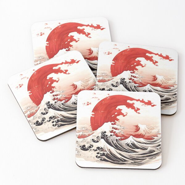 Item preview, Red/White Traditional Finger Waves designed and sold by dcrc.