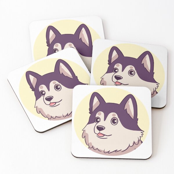 Aperçu de l'œuvre Chien malamute d'alaska dessin animé mignon créée et vendue par Yaragold.