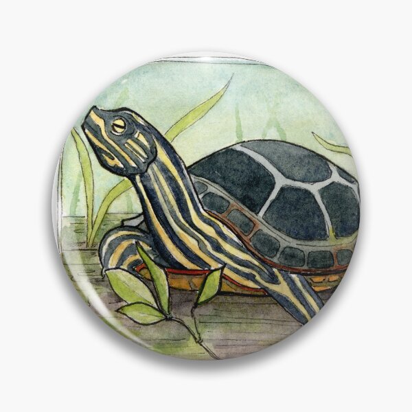 Item preview, Watercolor Turtle designed and sold by exploration-EC.