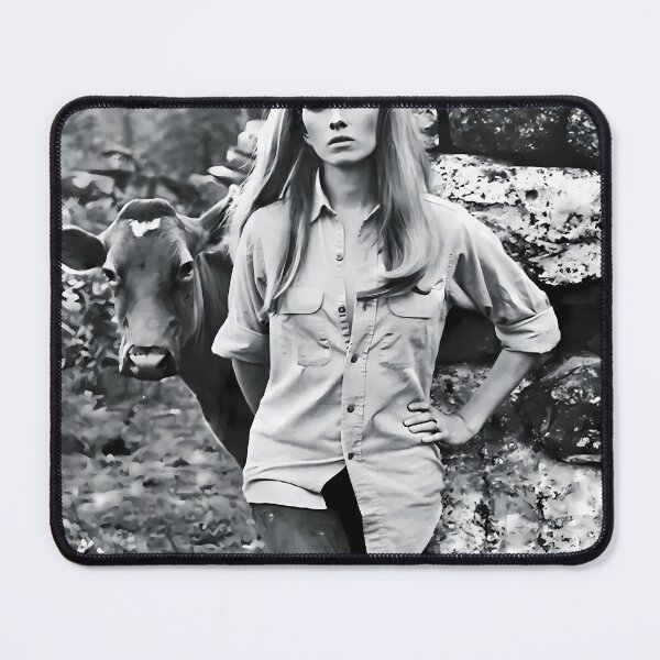 Item preview, A cow and young martha stewart   	 designed and sold by pradasdemtrep.