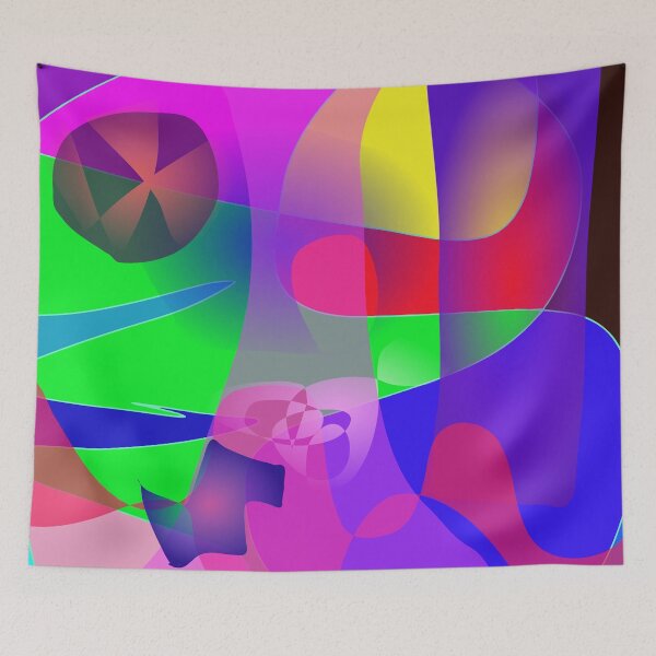 Item preview, Colorful Circle DesignColorful circles forming a modern and abstract design.: Abstract Art Concept with Modern Line Illustration designed and sold by masabo.