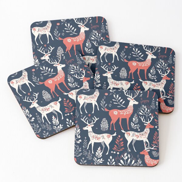 Item preview, Wintery modern design with Christmas motifs designed and sold by Pflugart.