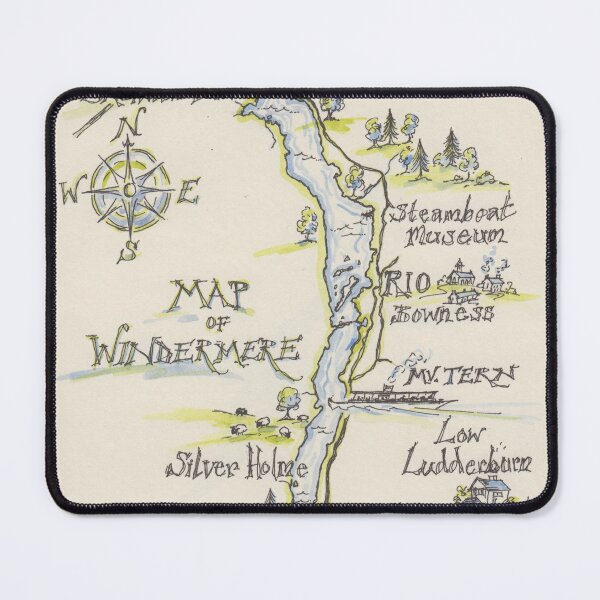 Item preview, - Swallows and Amazons map of Windermere - designed and sold by SophieNeville.