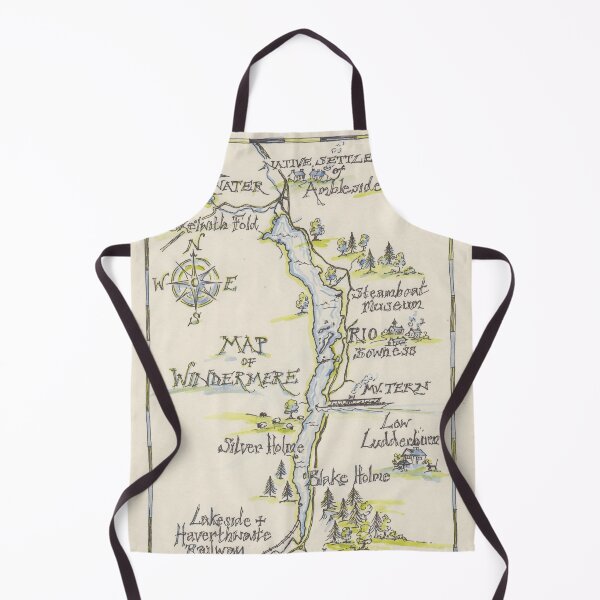 Item preview, - Swallows and Amazons map of Windermere - designed and sold by SophieNeville.