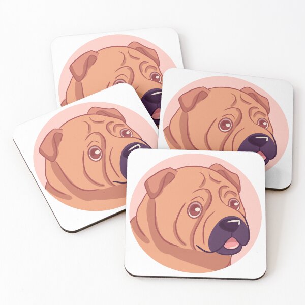 Item preview, Cute chinese shar pei dog  designed and sold by Yaragold.