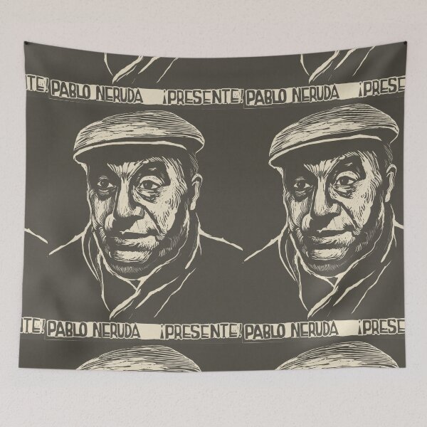 Item preview, Pablo Neruda - Portrait designed and sold by killies.