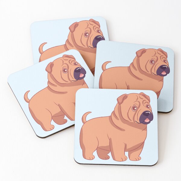 Item preview, Cute chinese shar pei dog  designed and sold by Yaragold.