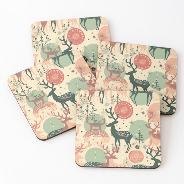 Item preview, Wintery modern design with Christmas motifs designed and sold by Pflugart.