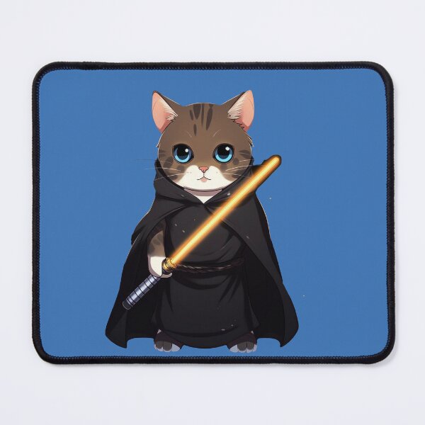 Item preview, Cat with Lightsaber designed and sold by Cybronauts.