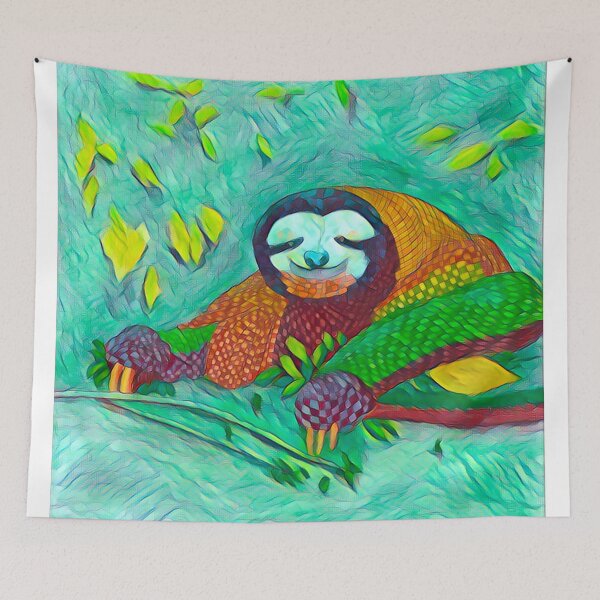 Item preview, Abstract Jungle Sloth v1 designed and sold by Douglas Walker.