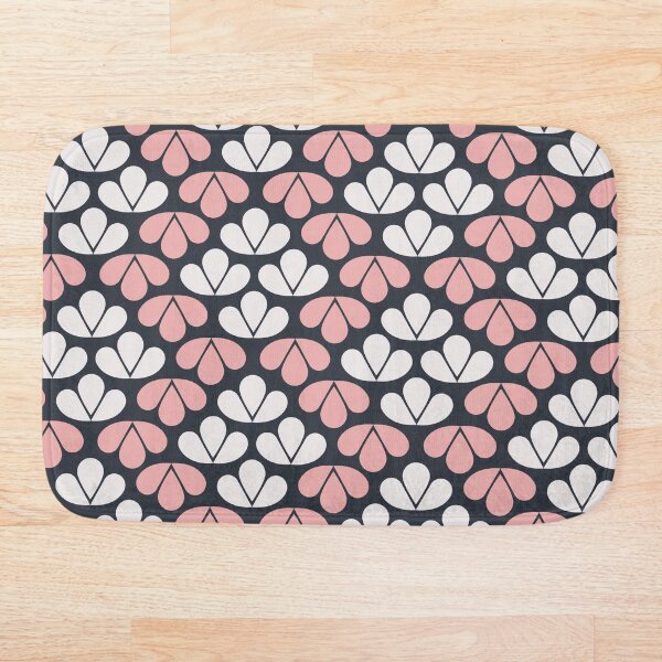Artikelvorschau, Pattern Blumen 70s rosa/weiß entworfen und verkauft von MyMaryDesign.