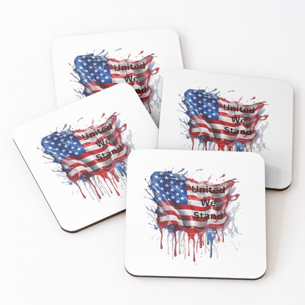 Item preview, United We Stand: Vibrant 3D American Flag T-Shirt designed and sold by Rebekkahsdesign.