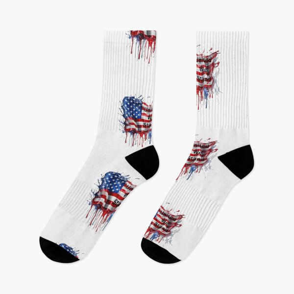 Item preview, United We Stand: Vibrant 3D American Flag T-Shirt designed and sold by Rebekkahsdesign.