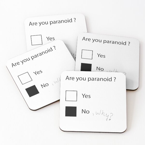 Artikelvorschau, Bist du paranoid? entworfen und verkauft von ARTinYourStyle.