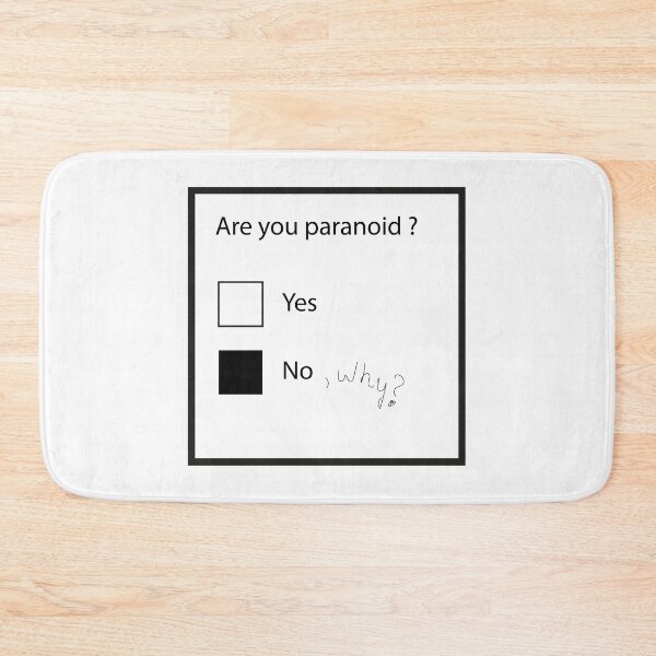 Artikelvorschau, Bist du paranoid? entworfen und verkauft von ARTinYourStyle.