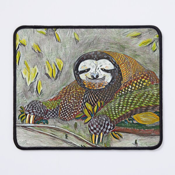 Item preview, Abstract Jungle Sloth v4 designed and sold by Douglas Walker.