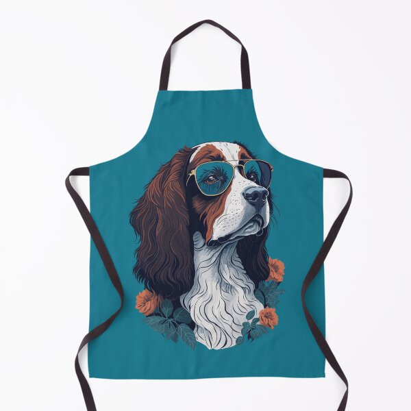 Item preview, English Springer Spaniel - Flower Splash designed and sold by faunathreads.