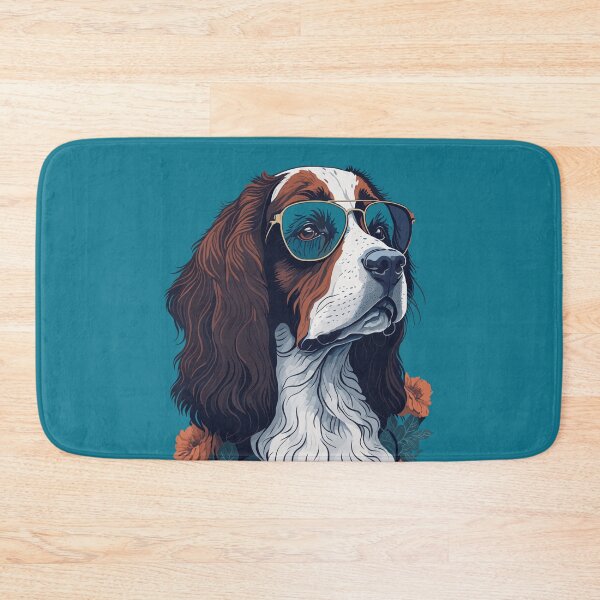 Item preview, English Springer Spaniel - Flower Splash designed and sold by faunathreads.