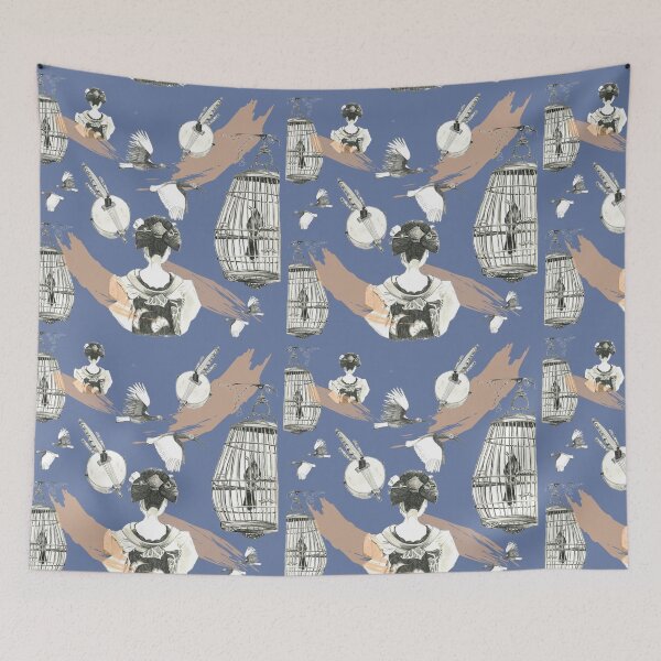 Item preview, blue japan designed and sold by Anna Rivet.