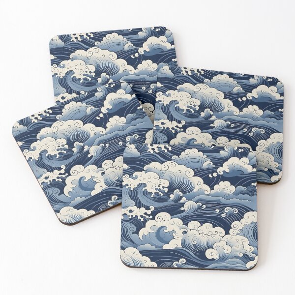 Item preview, Timeless Patterns: The Great Kanagawa. Premium Seamless Pattern Design designed and sold by HIKARI Creations.