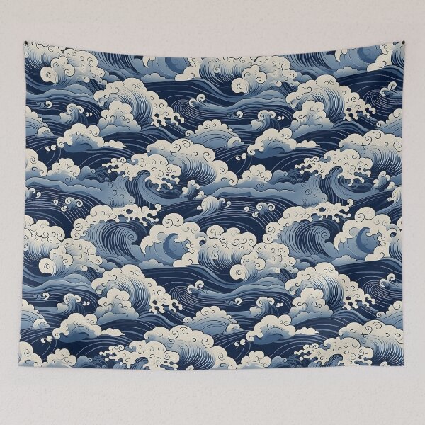 Item preview, Timeless Patterns: The Great Kanagawa. Premium Seamless Pattern Design designed and sold by HIKARI Creations.