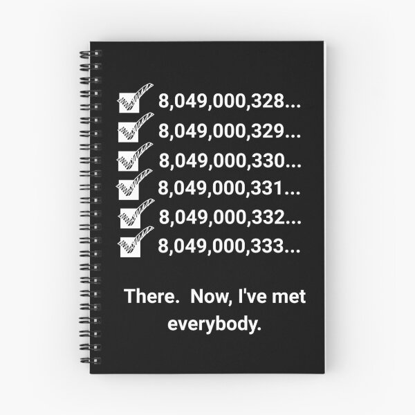 Item preview, There! Now I Have Met Everybody! designed and sold by 5PointsDigital.
