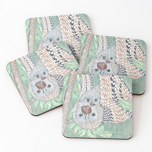 Item preview, Abstract Jungle Mother Sloth with Baby v2 designed and sold by Douglas Walker.