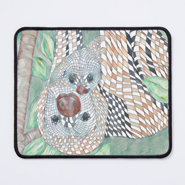Item preview, Abstract Jungle Mother Sloth with Baby v2 designed and sold by Douglas Walker.