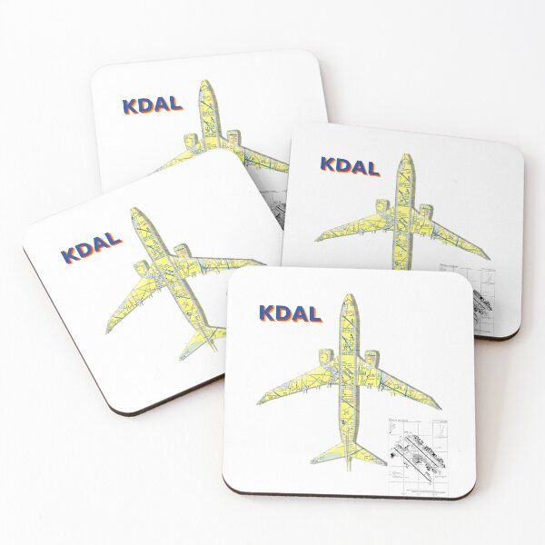 Item preview, B737 KDAL (Dallas Love Field Airport) VFR and Taxi Chart designed and sold by B747-Stickers.