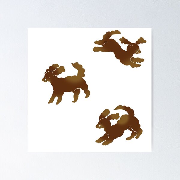 Item preview, Brown Doodles Dog Brindle Brown Colourway Poodle Cross Labradoodle  designed and sold by Matildailda.