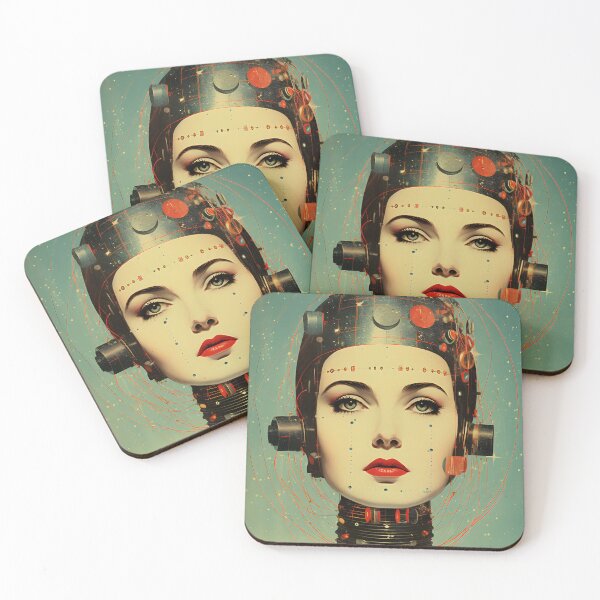 Item preview, Robot Girl Vintage Style designed and sold by Je-we.