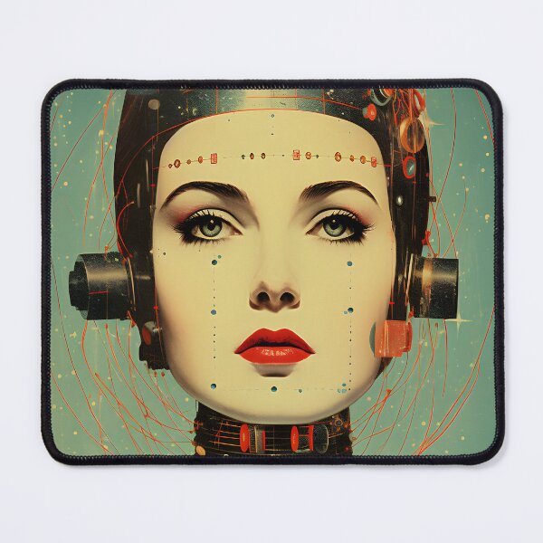 Item preview, Robot Girl Vintage Style designed and sold by Je-we.