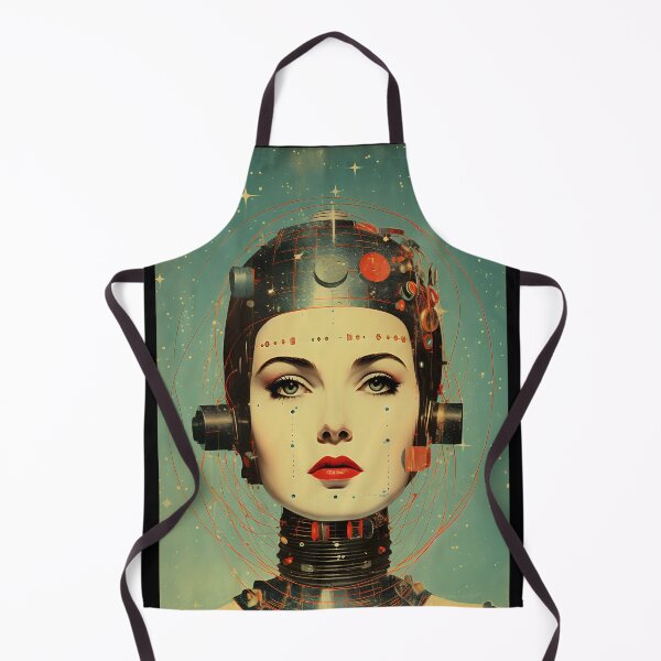 Item preview, Robot Girl Vintage Style designed and sold by Je-we.